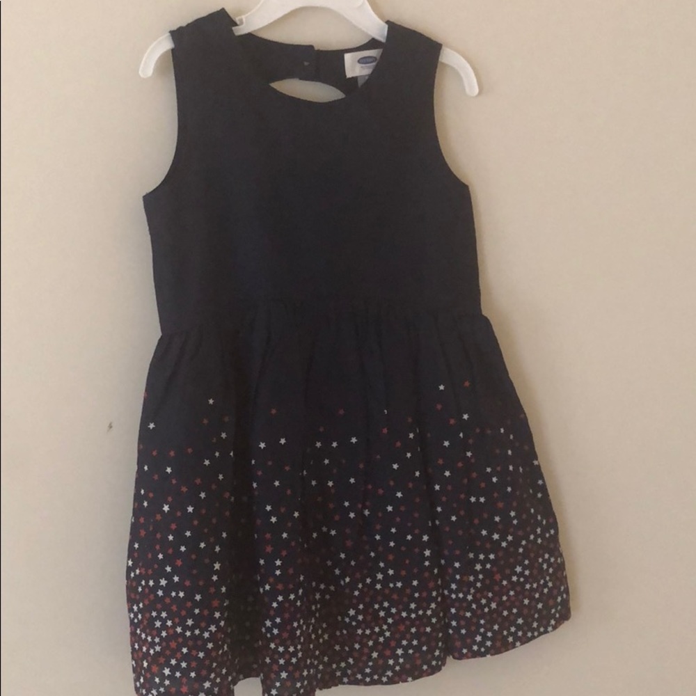 Toddler Girls 5T Stars and Stripes Dress